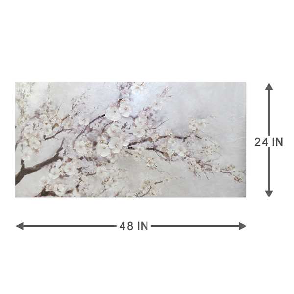 Cherry Blossom Canvas Wall Art, 48x24