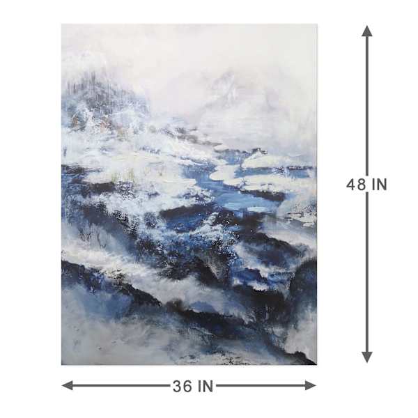 Blue Ocean Gallery Art Canvas Wall Art, 36x48