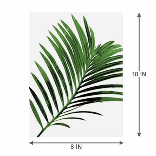 4-Piece Leaves Collection Canvas Wall Art, 8x10