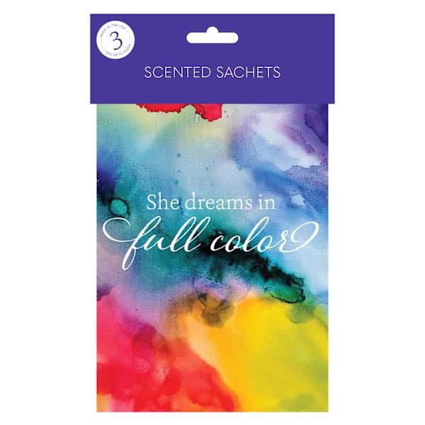 3-Pack She Dreams in Color Scented Sachets