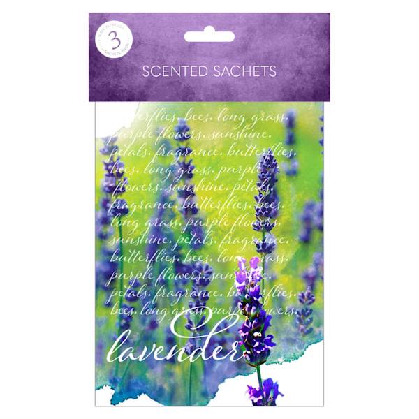 3-Pack Lavender Scented Sachets