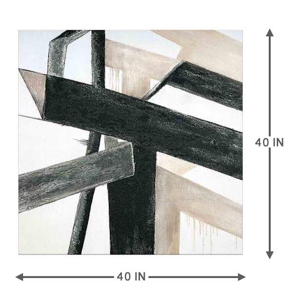 Crosby St. Abstract Canvas Wall Art, 40"