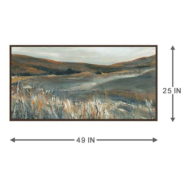 Copper Sunset Textured Canvas Wall Art, 49x25