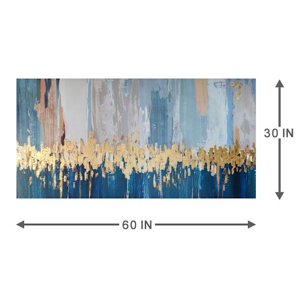 Starlight Abstract Canvas Wall Art, 60x30