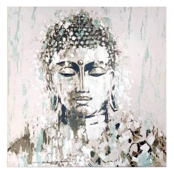 Found & Fable Buddha Canvas Wall Art, 40"