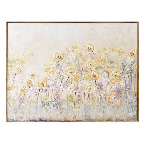 Honeybloom Framed Floral Canvas Wall Art, 48x36