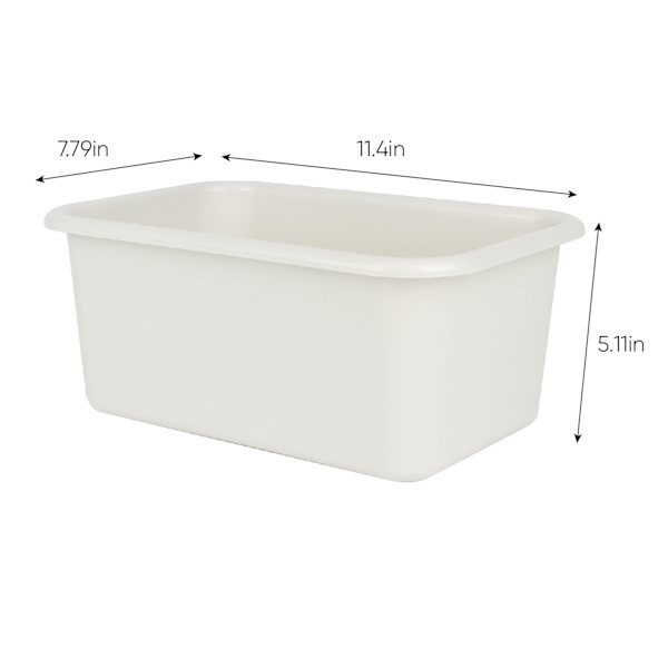 Kids Grey Storage Bin, Small