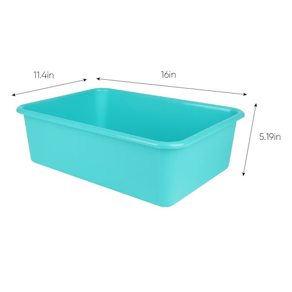 Kids Blue Storage Bin, Large