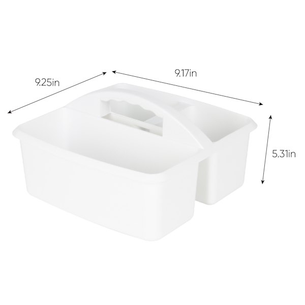 White Desktop Storage Caddy