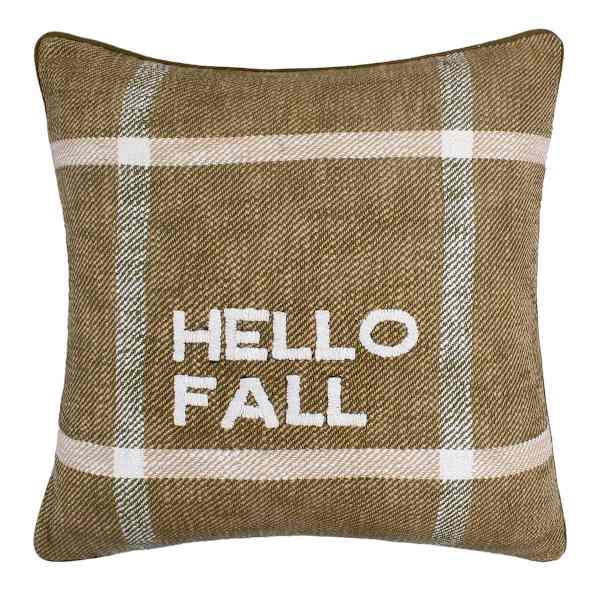 Honeybloom Hello Fall Woven Throw Pillow, 20"