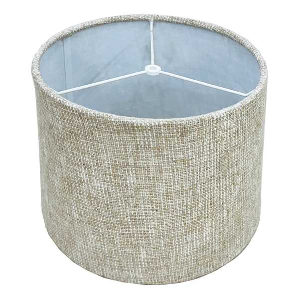 Honeybloom Beige Textured Medium Table Lamp Shade, 12x14x10