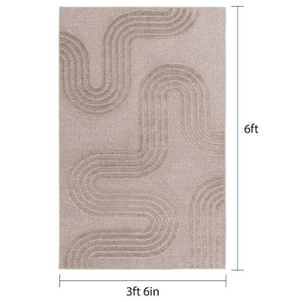 Pebble Tufted Accent Rug, 4x6