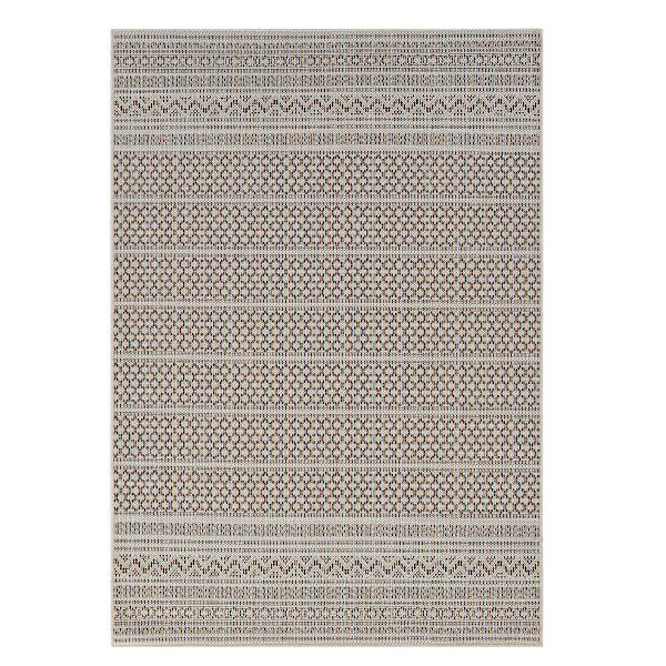 (E524) Rainbow Tribal Outdoor Area Rug, 5x7