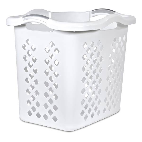 Home Logic Laundry Basket, White