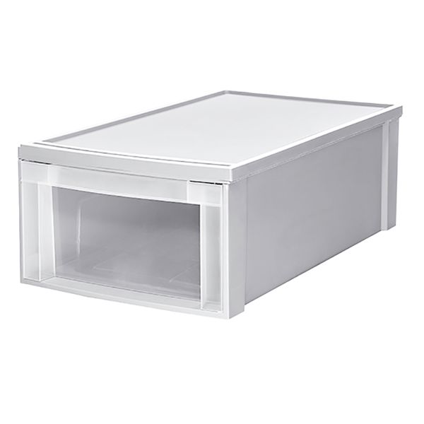 White Stackable Drawers, Extra Large