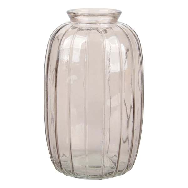 Grey Glass Bud Vase, 5"