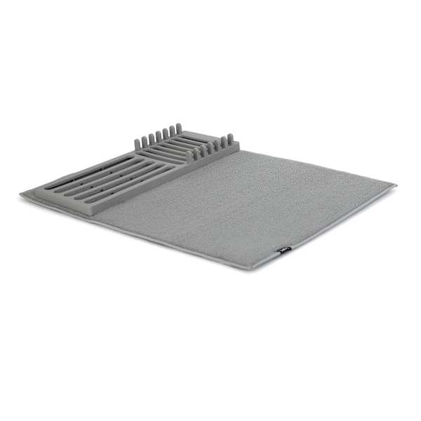 Savvy Drying Mat With Rack Dark Grey