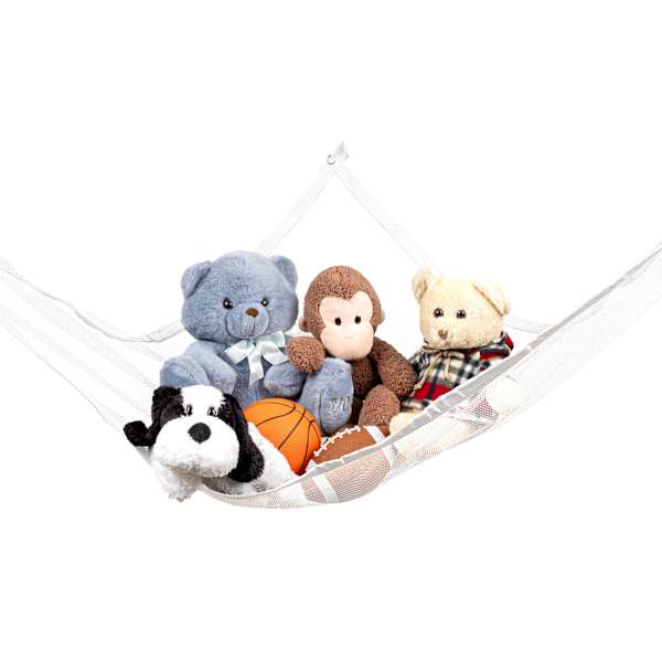 White Toy Storage Net, White