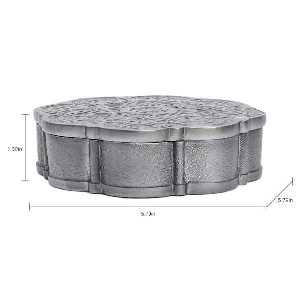 Found & Fable Silver Box, 6"