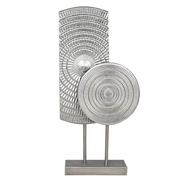 Found & Fable Silver Metal Decor, 21"
