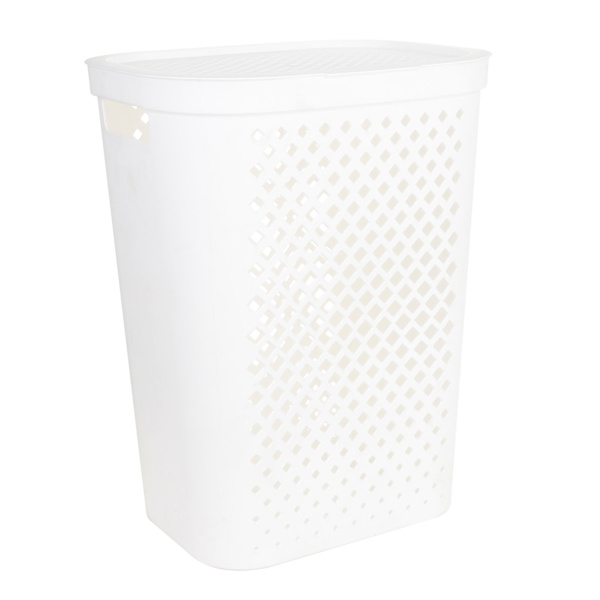 Laundry Hamper 55L Diamond Pattern