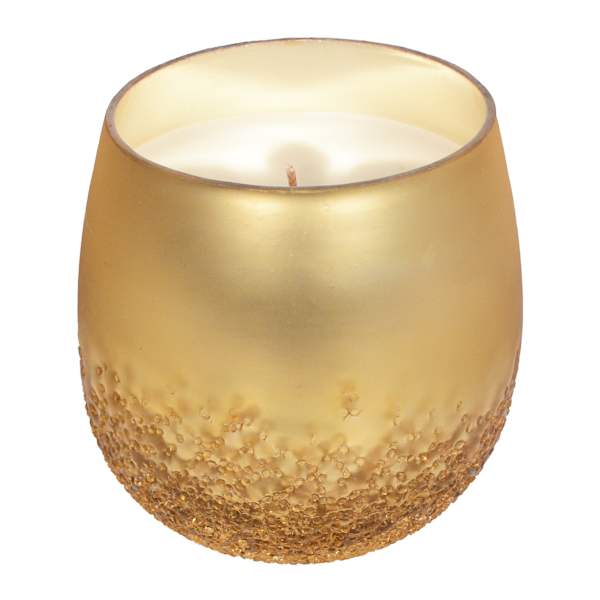 Enchanted Fig Scented Gold Jar Candle, 13oz