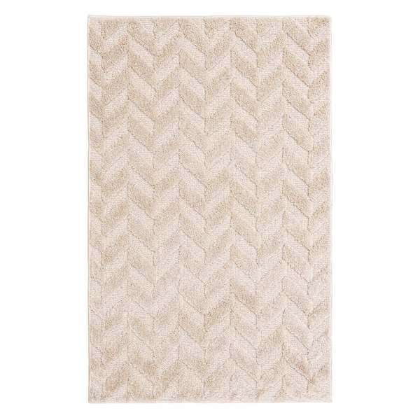 Waterford Ivory Chevron Tufted Accent Rug, 26x45