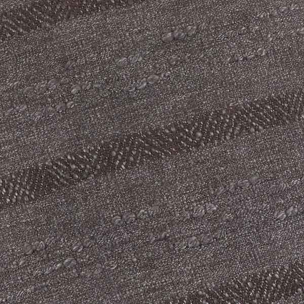 Dark Grey Textured Woven 2-Pack Pillow 24X24