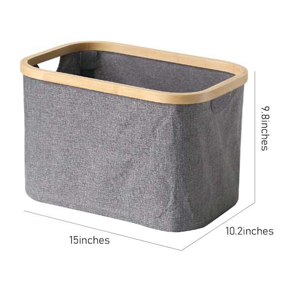 Bamboo Storage Bin, Medium