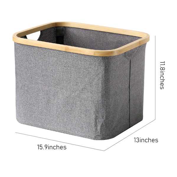 Bamboo Storage Bin, Large