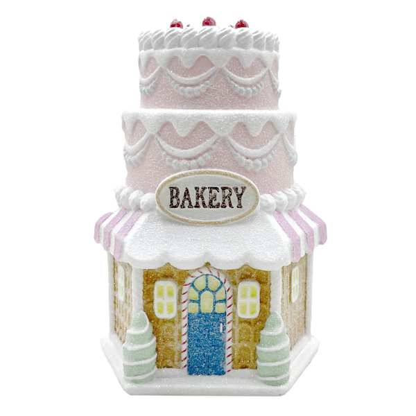 Mrs. Claus' Bakery Gingerbread Bakery Shop Decor, 6.5"