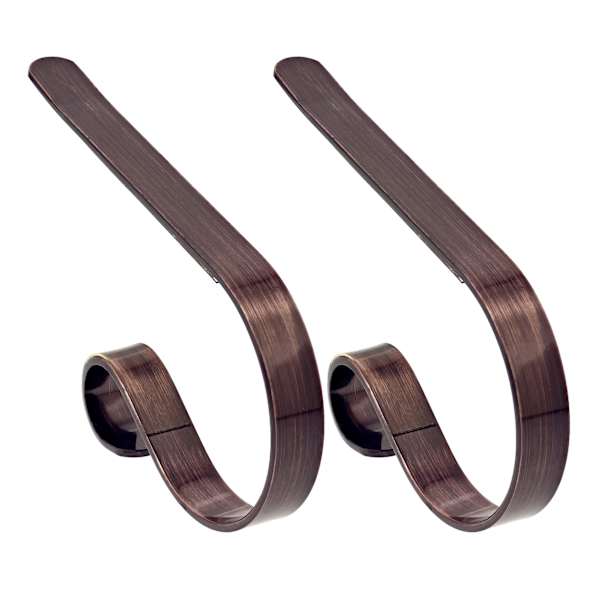 2-Pack Oil-Rubbed Bronze Mantle Clip