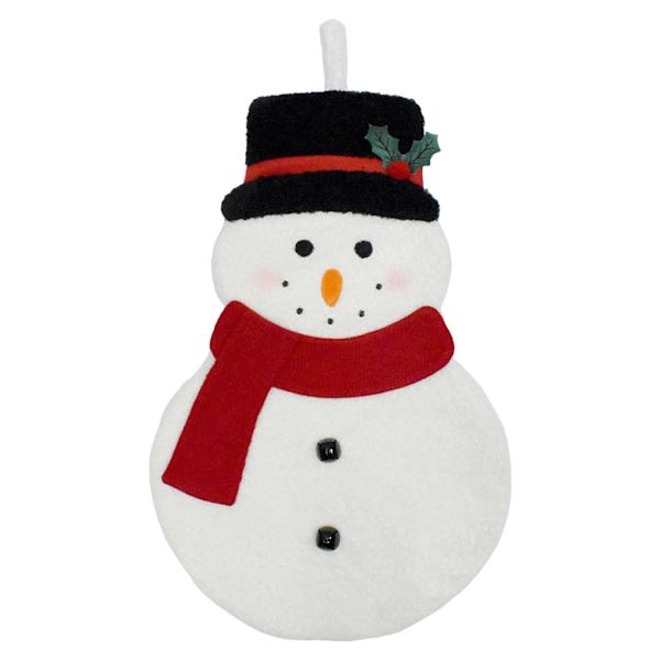 Snowman Shaped Stocking, 20"