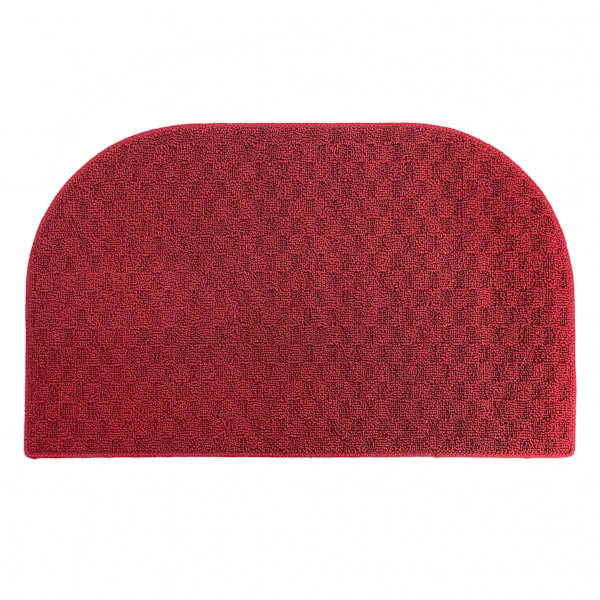 Plaza Red Tufted Kitchen Mat, 18x30