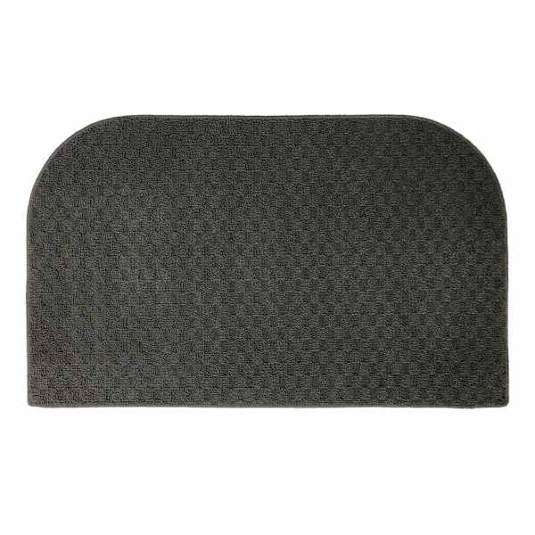 Plaza Cinder Tufted Kitchen Mat, 24x40