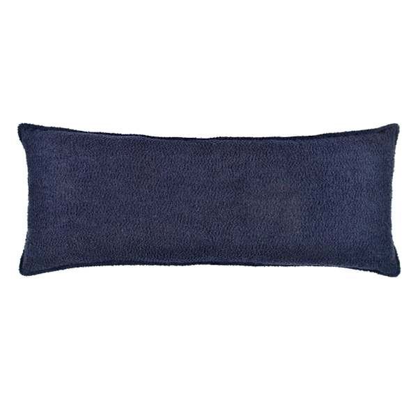 Crosby St. Navy Blue Soft Textured Boucle Throw Pillow, 14x36