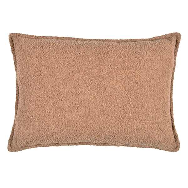 Crosby St. Brown Soft Textured Boucle Throw Pillow, 14x20