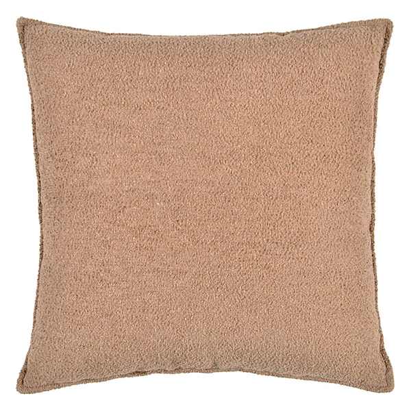 Crosby St. Brown Soft Textured Boucle Throw Pillow, 24"