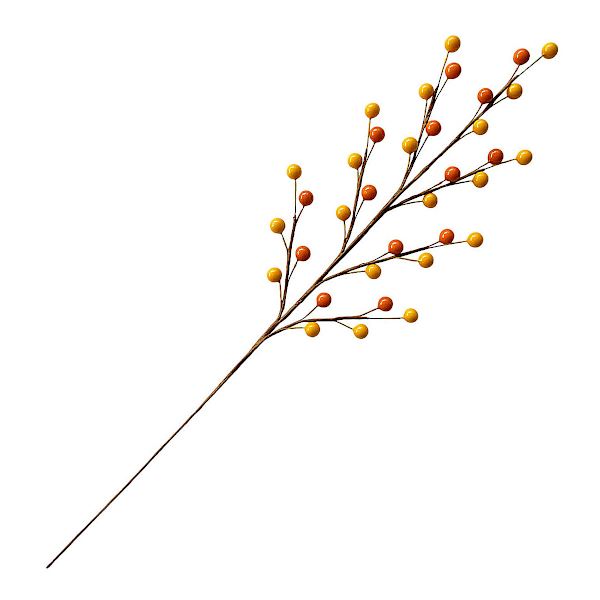 3-Pack Light & Dark Yellow Berry Stem, 19"