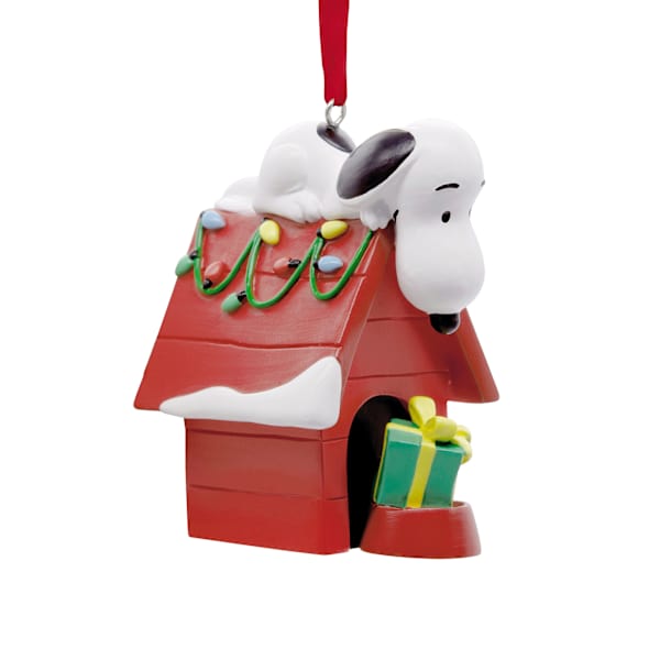 Peanuts Snoopy on Dog House Ornament, 4.8"