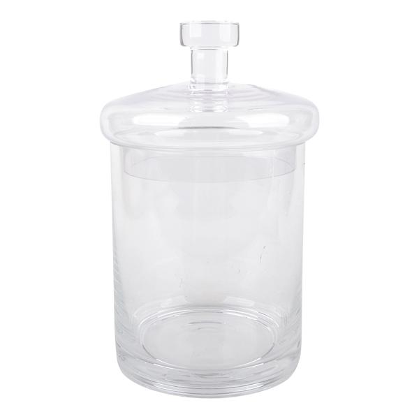 Clear Glass Cylinder Jar, 7"