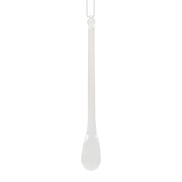 Clear Drop Ornament, 6"