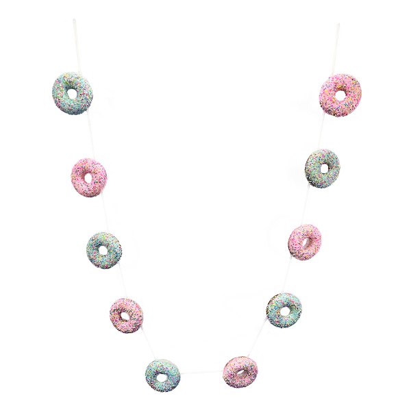 Mrs. Claus' Bakery Donut Garland, 72"