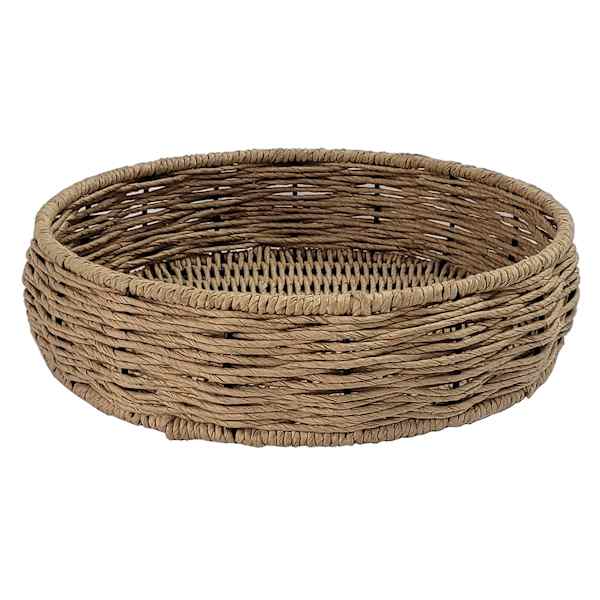 Honeybloom Rafia Decorative Basket, 13"