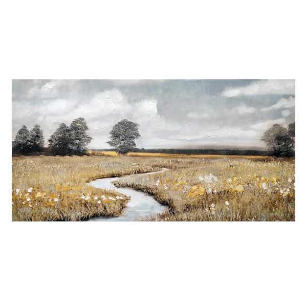 Honeybloom Melody Fields Canvas Wall Art, 36x18