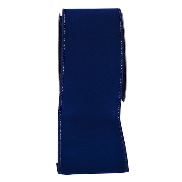 Classic Christmas 2.5" Blue Velvet Ribbon, 10yd