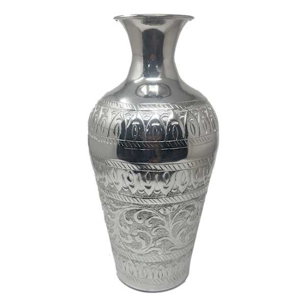 Found & Fable Metal Vase, 14"