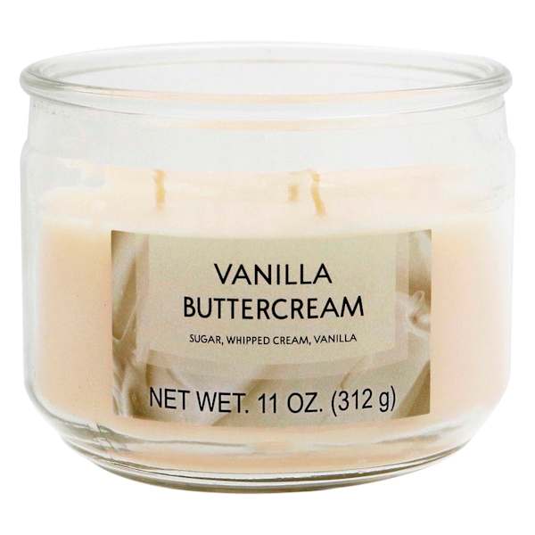 Vanilla Buttercream Scented Jar Candle, 11oz