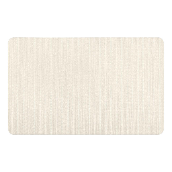 Bistro Forever Woven White Striped Antifatigue Mat, 20x39
