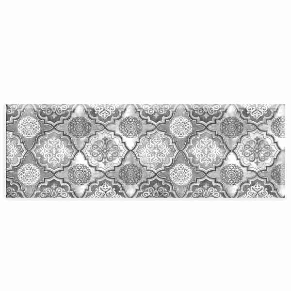Cook N' Comfort Grey Medallion Kitchen Runner, 20x55